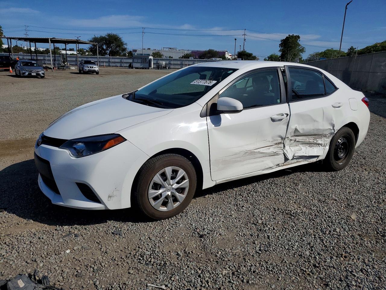 2016 Toyota Corolla L, VIN 5YFBURHEXGP385956 — Side