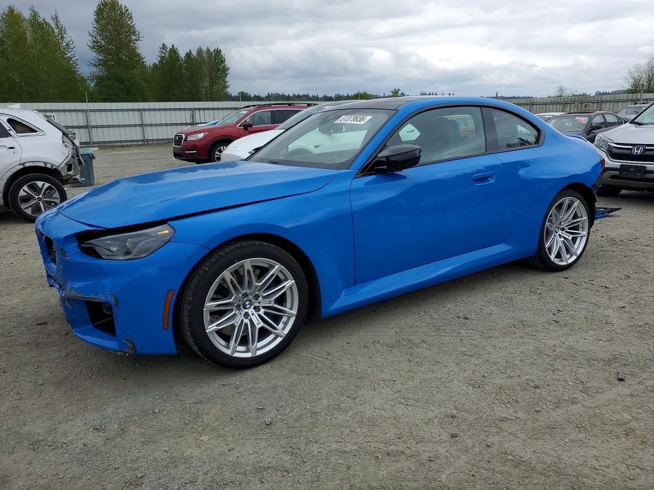 2025 BMW M2, VIN 3MF23DM01S8F26600 — Зад
