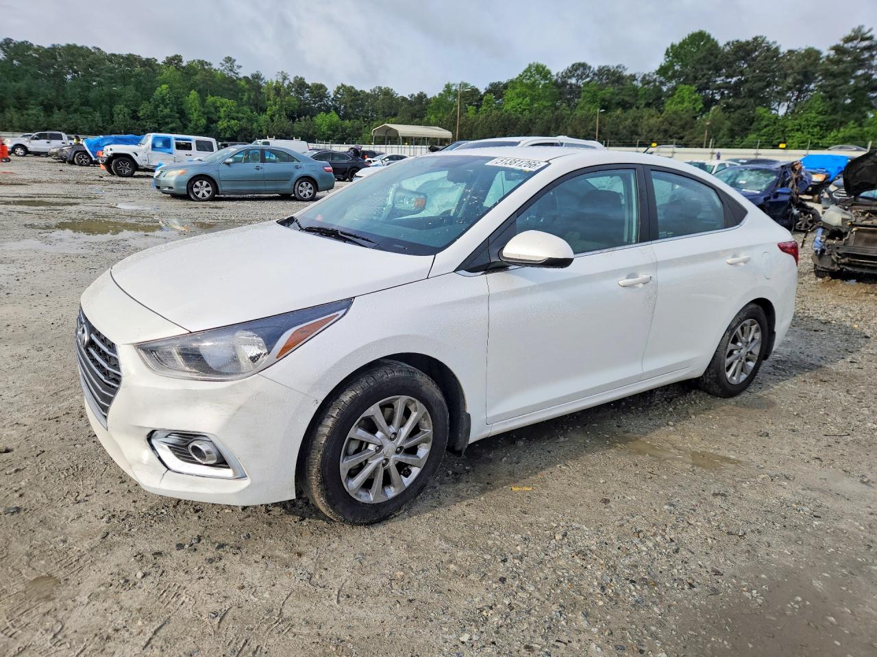 2022 Hyundai Accent SEL, VIN 3KPC24A65NE171052 — Front end