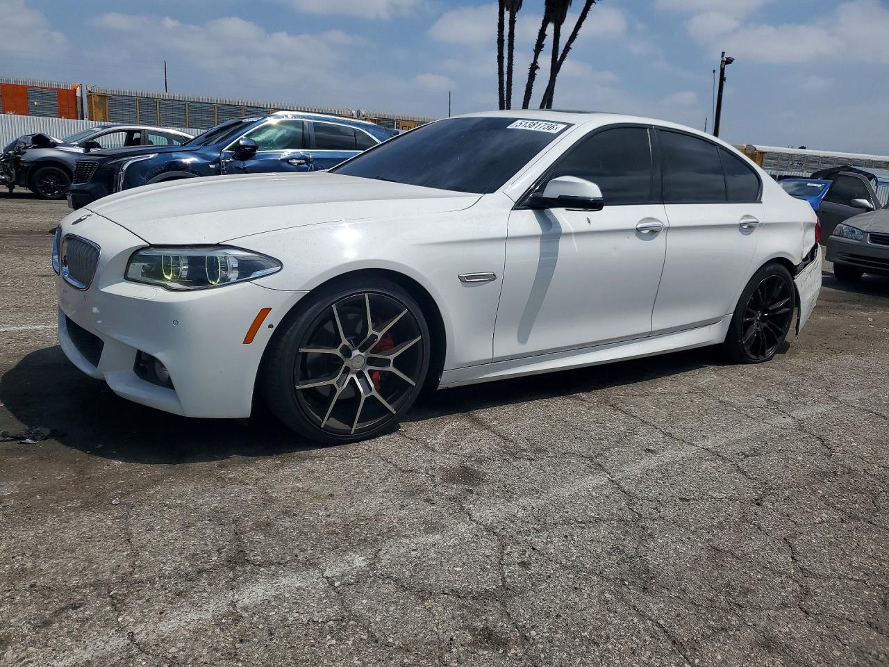 2014 BMW 5 Series 550i, VIN WBAKN9C51ED681532 — Rear end