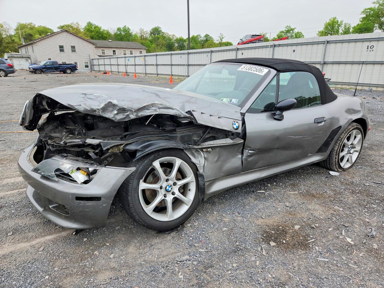 2002 BMW Z3 3.0, VIN 4USCN53412LJ60698 — Перед