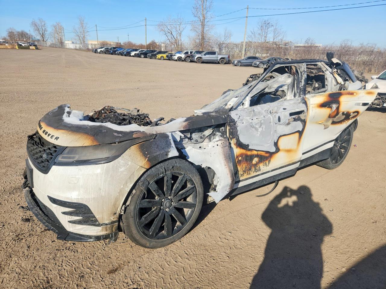 2019 Land Rover Range Rover Velar R-Dynamic SE, VIN SALYL2EN7KA220106 — Burn