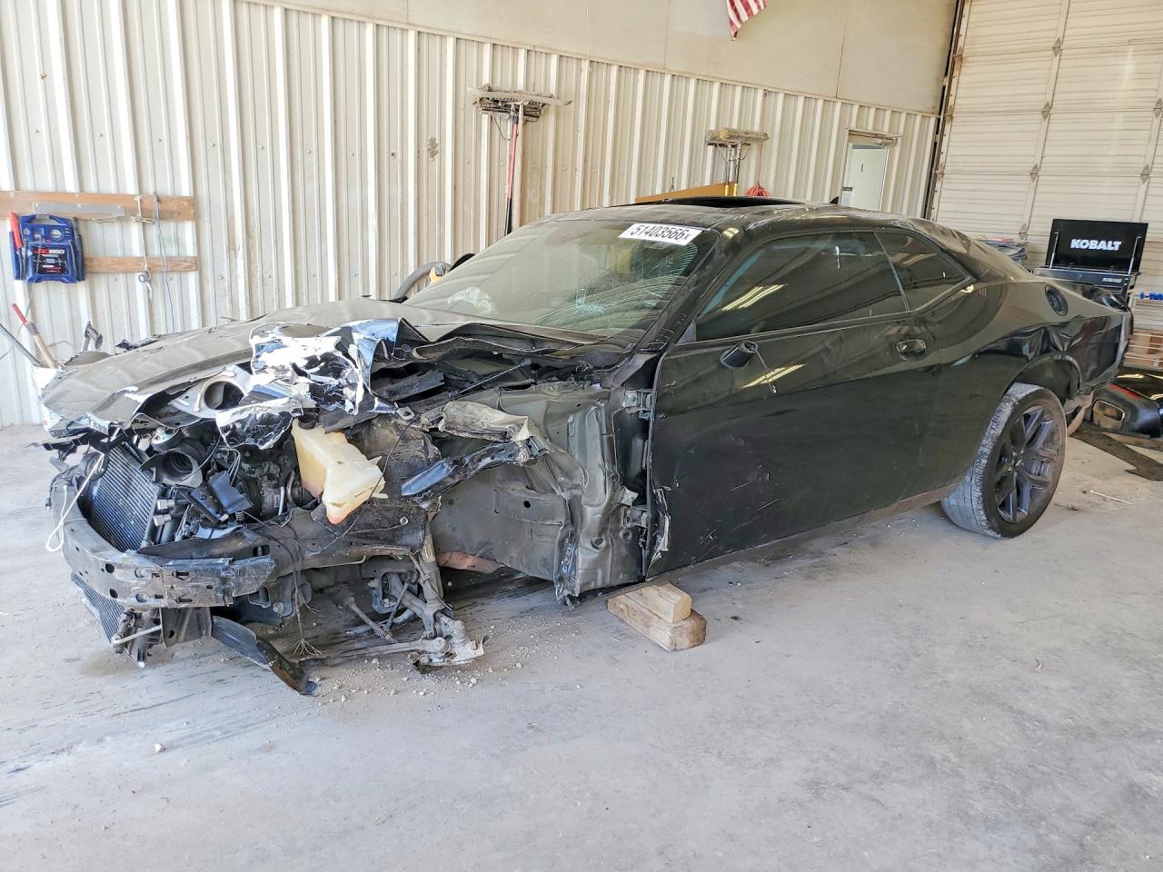 2019 Dodge Challenger SXT, VIN 2C3CDZAG6KH529277 — Rollover