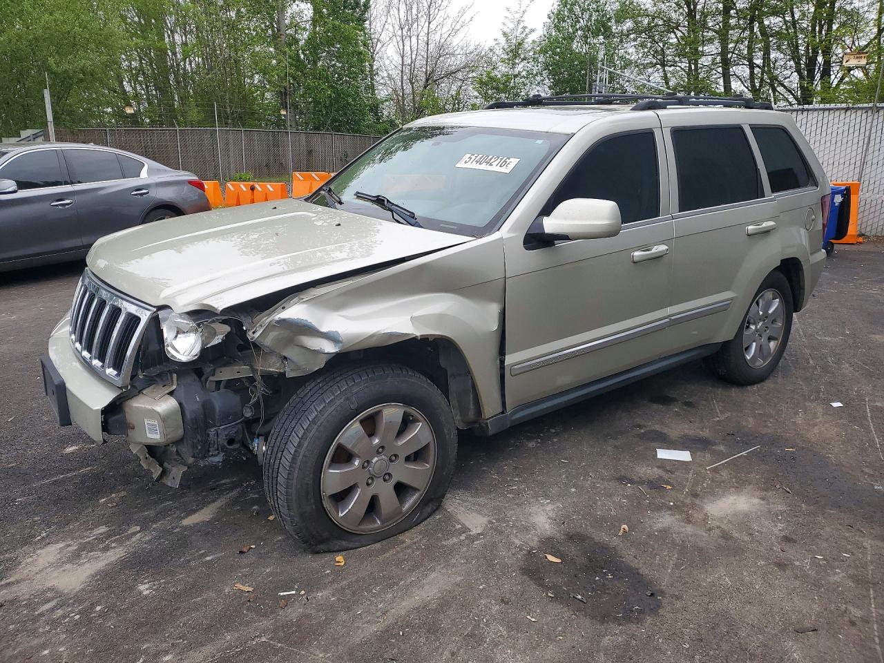 2008 Jeep Grand Cherokee Limited, VIN 1J8HR58258C244662 — Front end