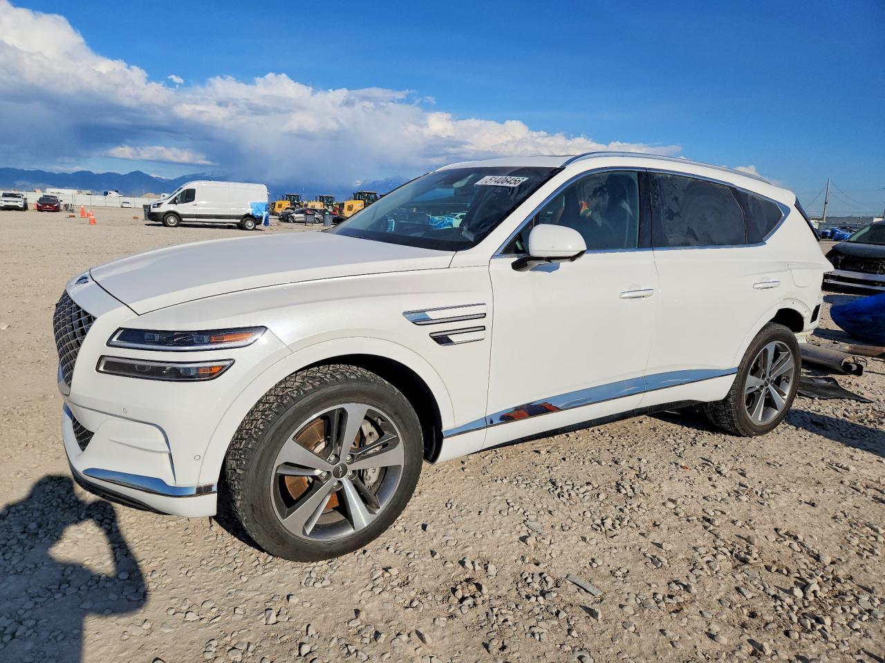 2022 Genesis GV80, VIN KMUHCESC5NU078799 — Rear end