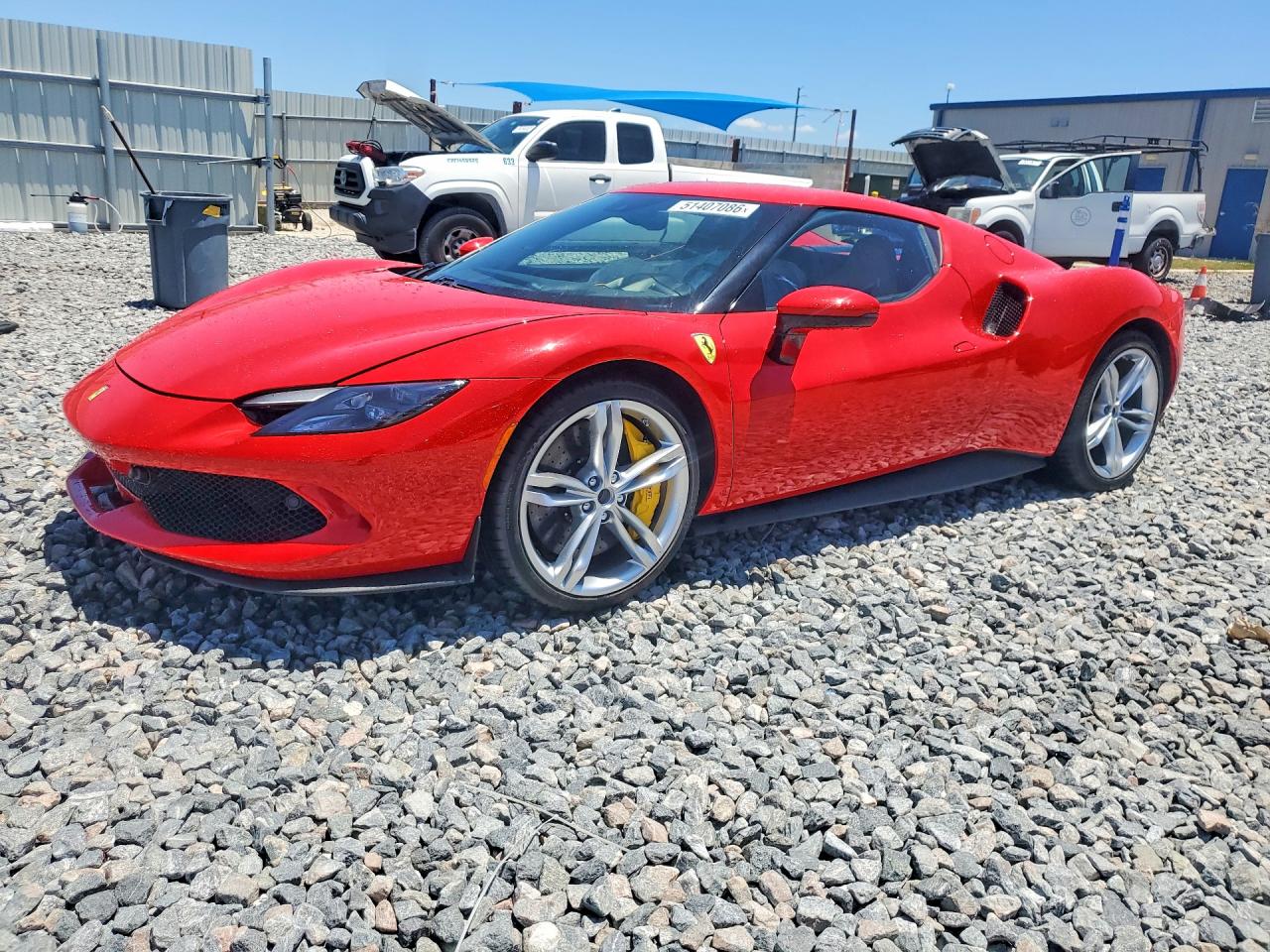 2024 Ferrari 296, VIN ZFF99SLA6R0310827 — Rear end