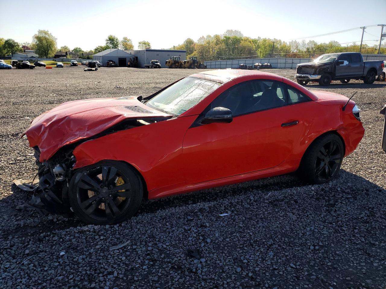 2009 Mercedes-Benz SLK 350, VIN WDBWK58F69F190678 — Front end