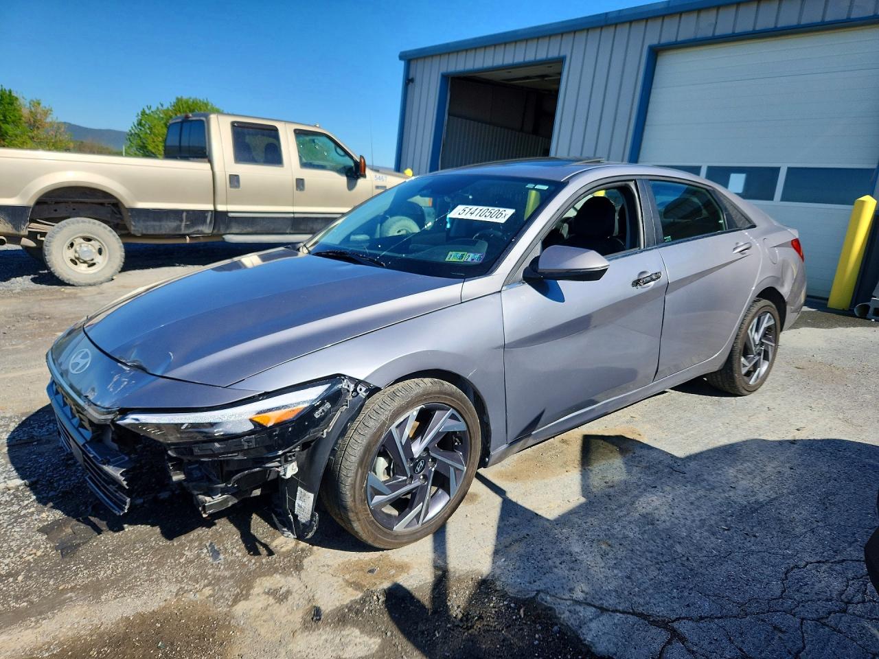 2025 Hyundai Elantra Limited, VIN KMHLP4DG2SU958250 — Partial repair