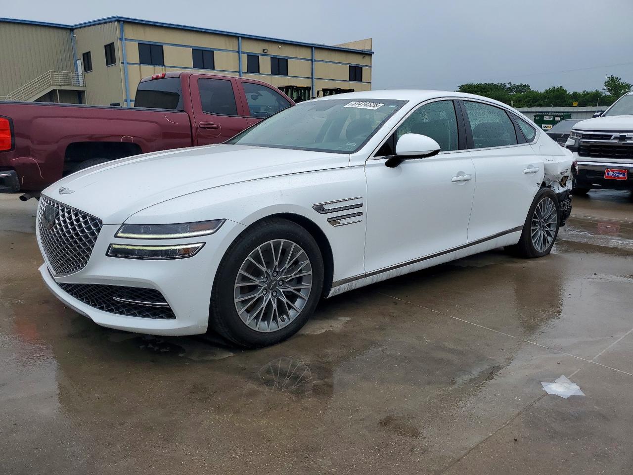 2023 Genesis G80 2.5T, VIN KMTGB4SC4PU185407 — Rear end