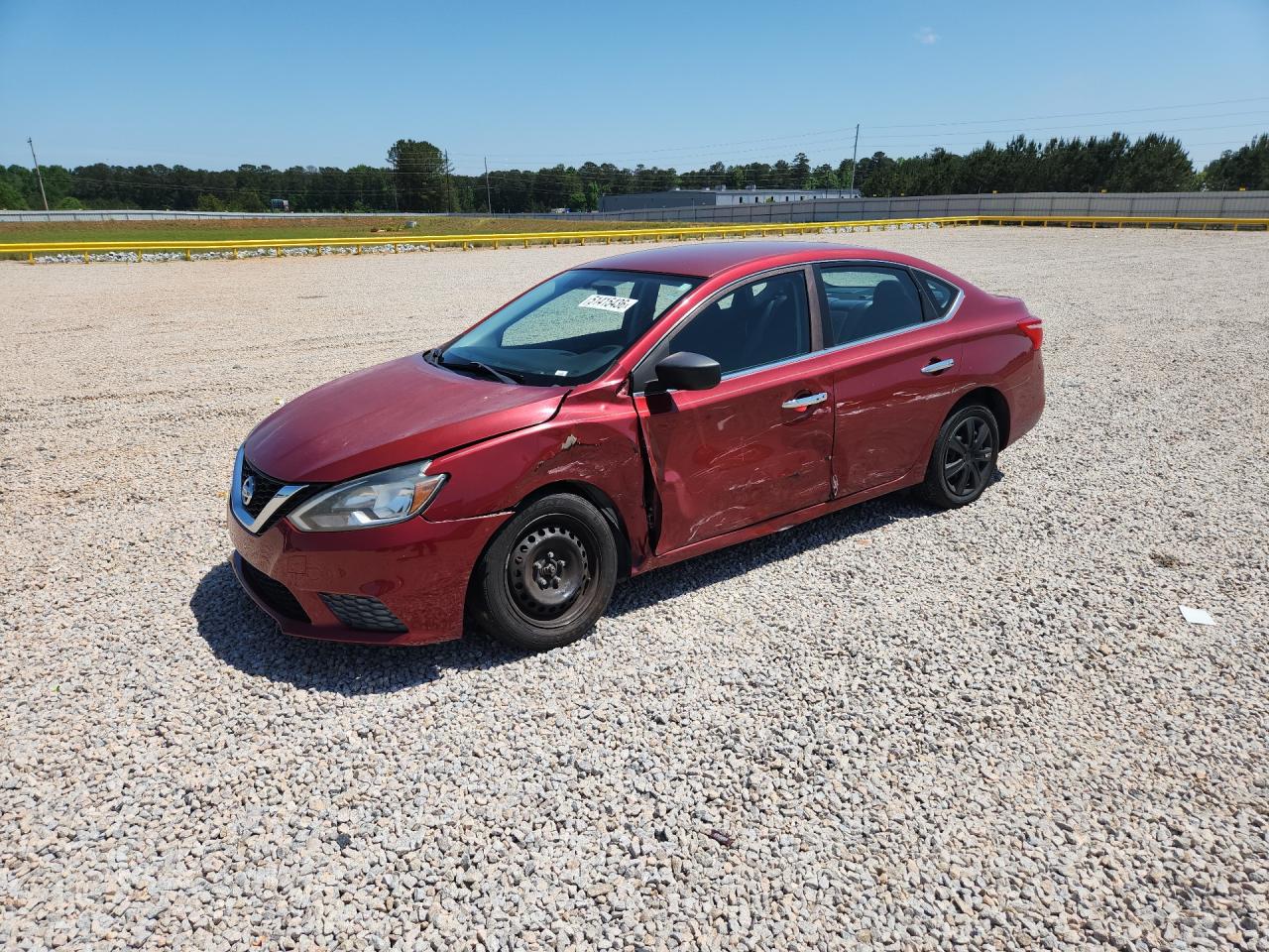 2016 Nissan Sentra SV, VIN 3N1AB7AP5GL667651 — Front end