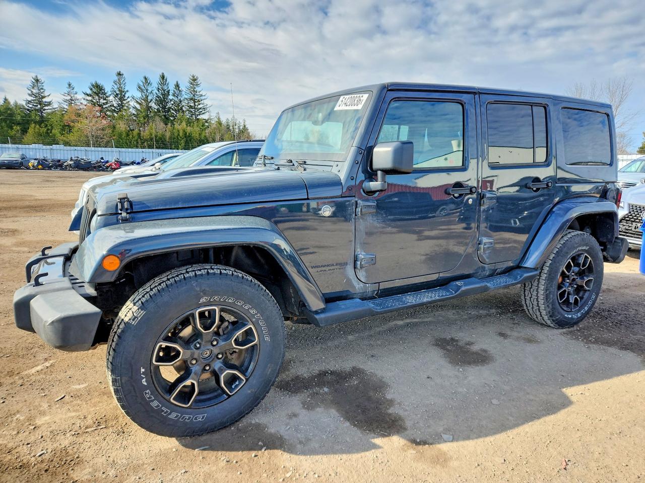 2018 Jeep Wrangler Unlimited Altitude, VIN 1C4BJWEG1JL857622 — Rear end