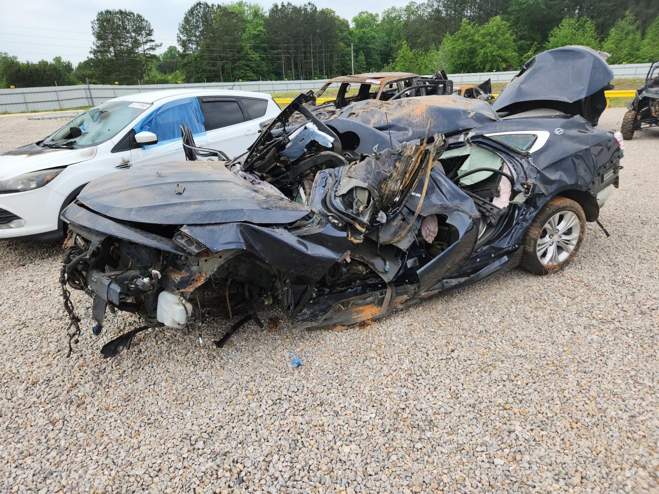 2015 Chevrolet Impala LT, VIN 1G1125S35FU146441 — Rollover