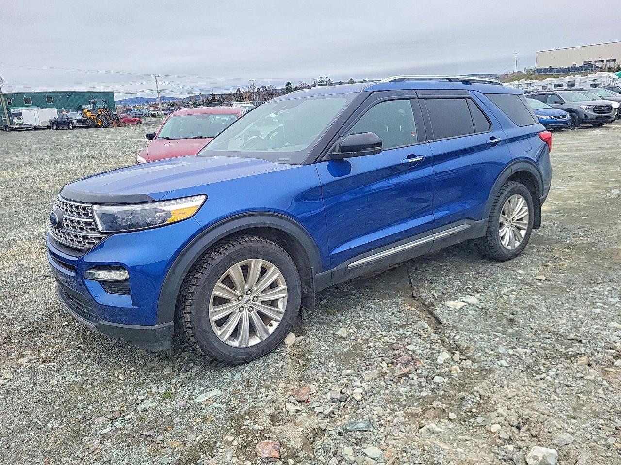 2021 Ford Explorer Limited, VIN 1FM5K8FW7MNA16372 — Stripped