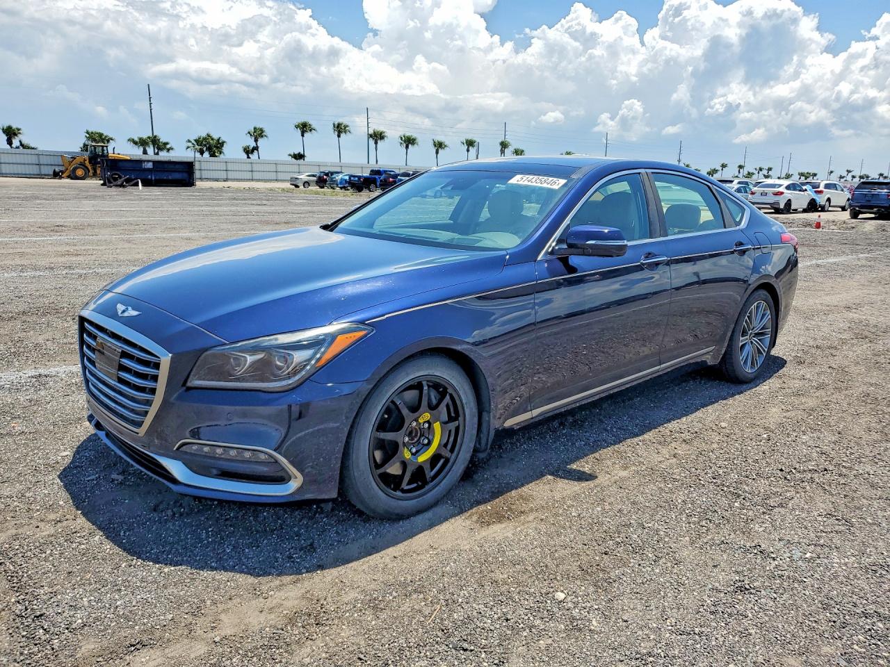 2018 Genesis G80 3.8L, VIN KMHGN4JE2JU269964 — Normal wear