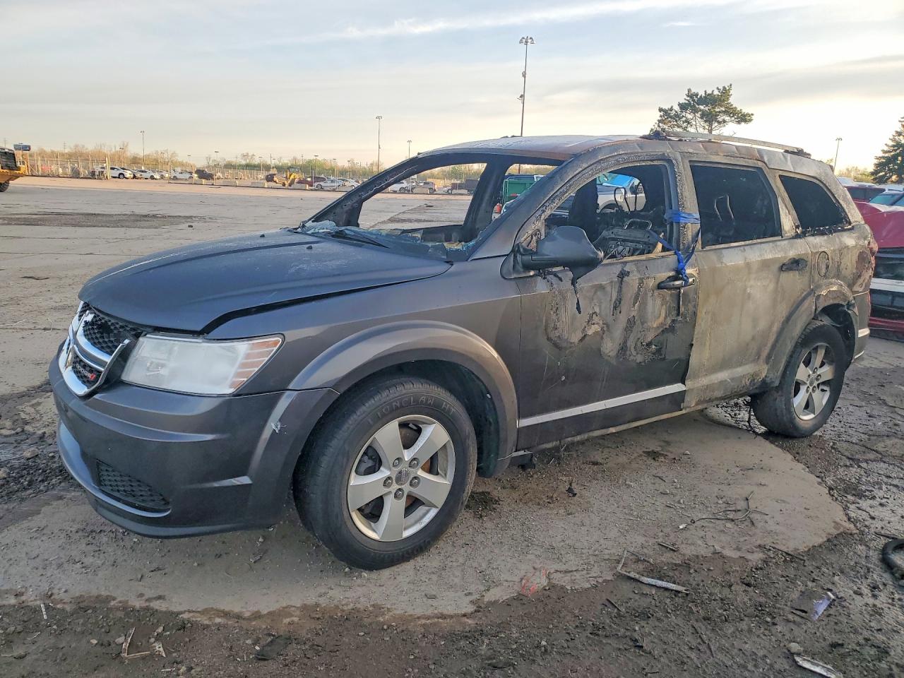 2018 Dodge Journey SE, VIN 3C4PDDAG3JT172971 — Burn