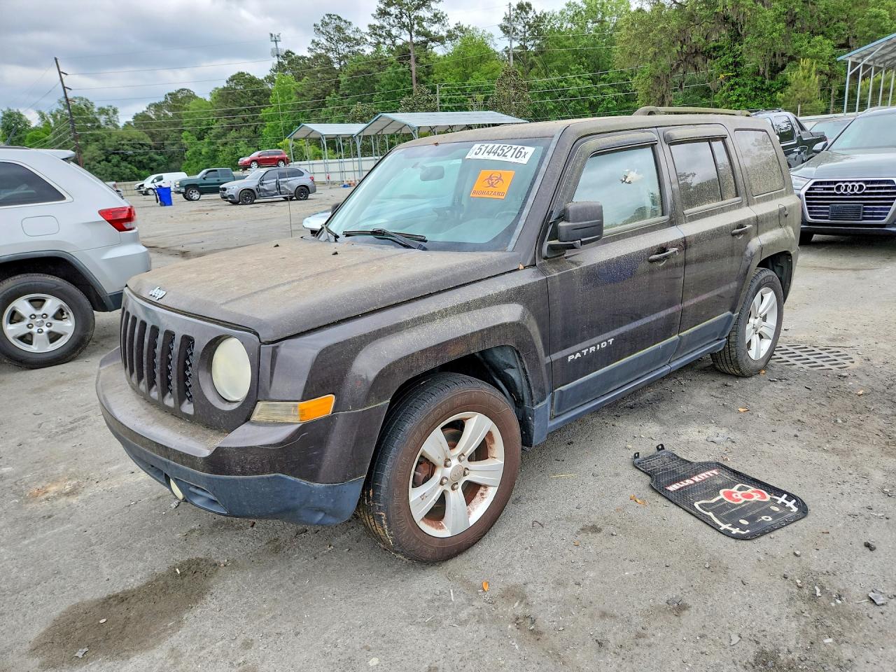 2014 Jeep Patriot Latitude, VIN 1C4NJPFB7ED722280 — Biohazard / chemical