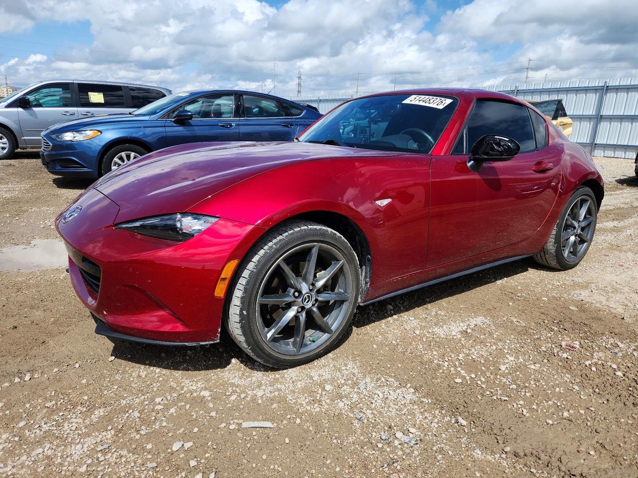 2019 Mazda MX-5 Miata Grand Touring, VIN JM1NDAM77K0302783 — Hail