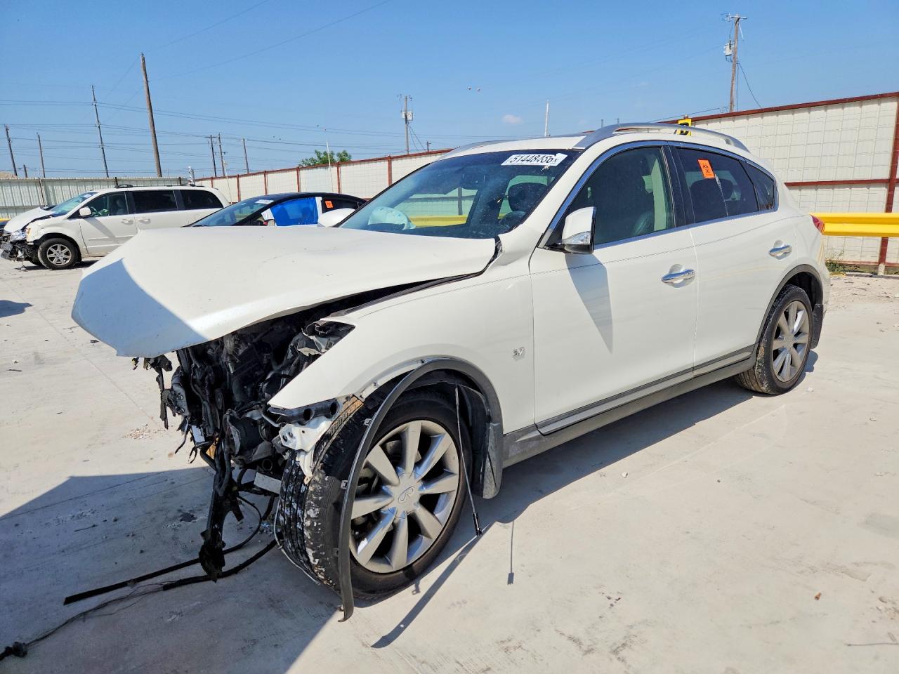 2017 Infiniti QX50, VIN JN1BJ0RP4HM385012 — Front end