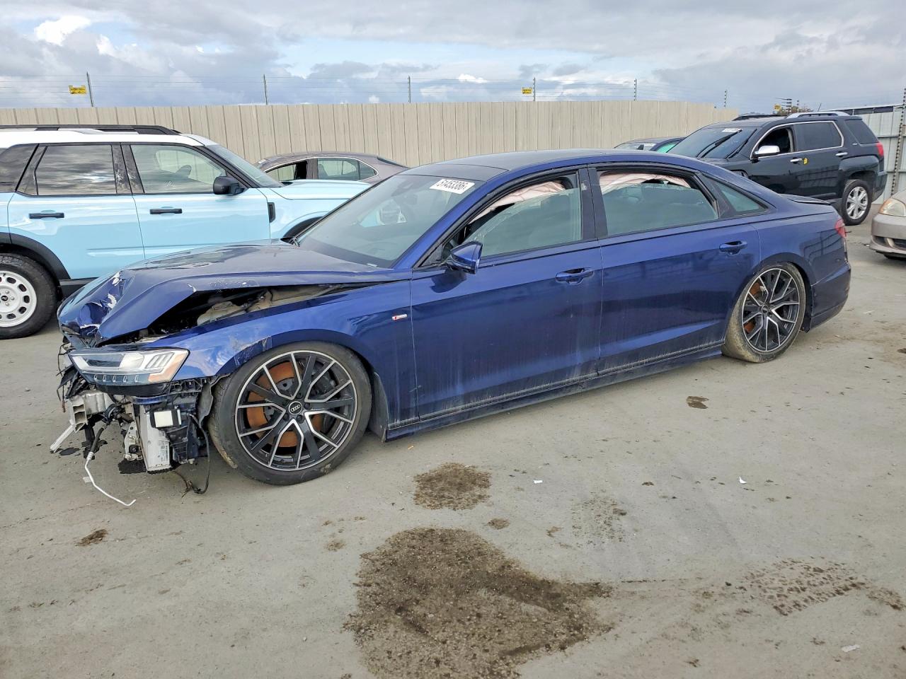 2021 Audi A8, VIN WAU8EAF88MN013723 — Front end