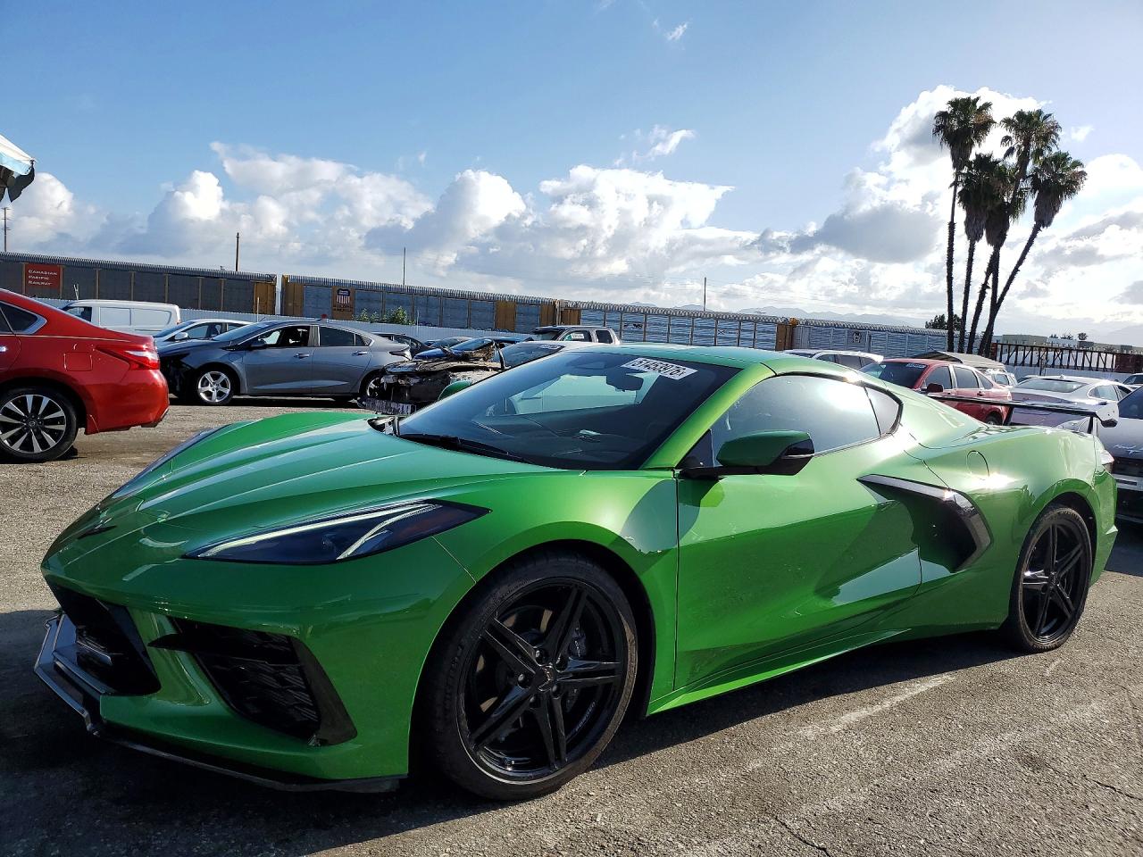 2026 Chevrolet Corvette 1LT, VIN 1G1YA2D46T5103853 — Prior damage history
