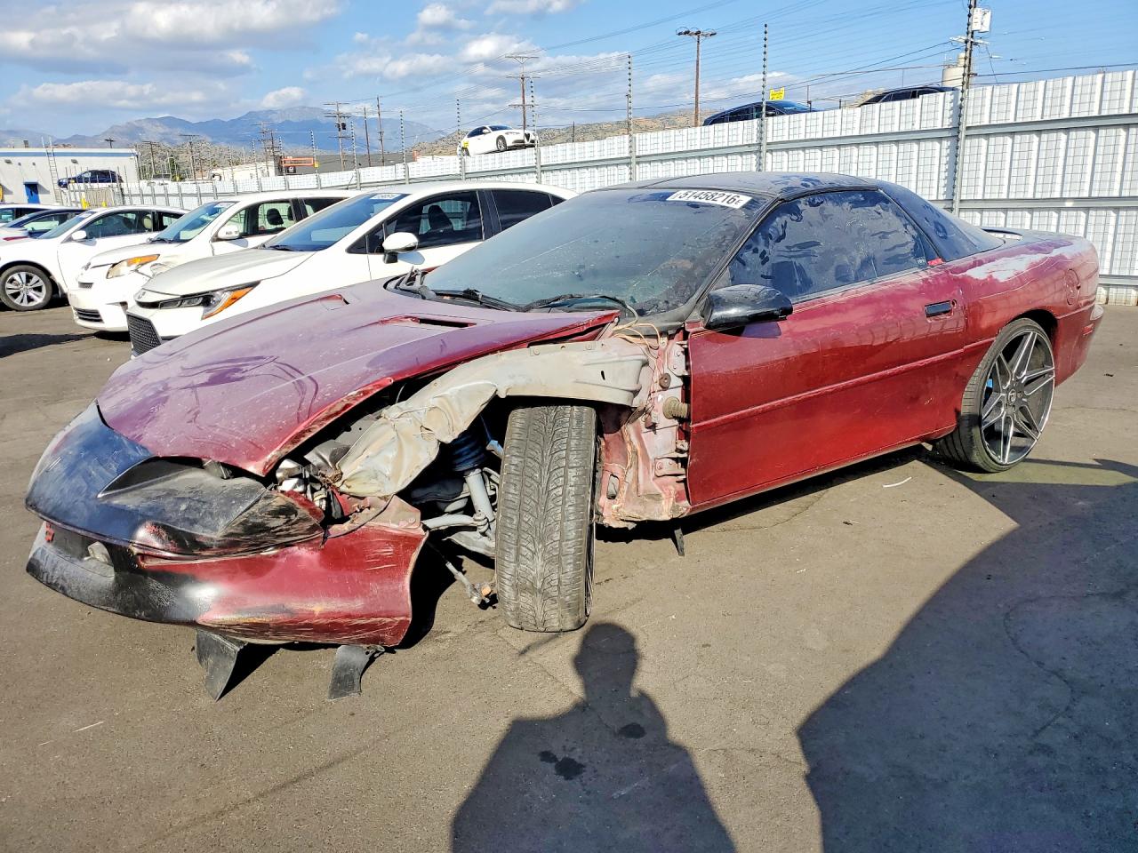 1995 Chevrolet Camaro Z28, VIN 2G1FP22PXS2131636 — Front end