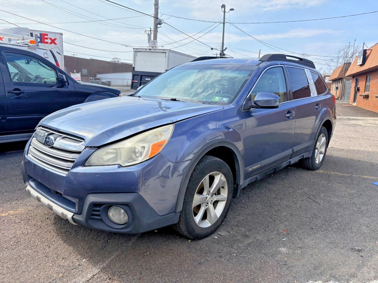 2013 Subaru Outback Limited, VIN 4S4BRBKC1D3230308 — Vandalism