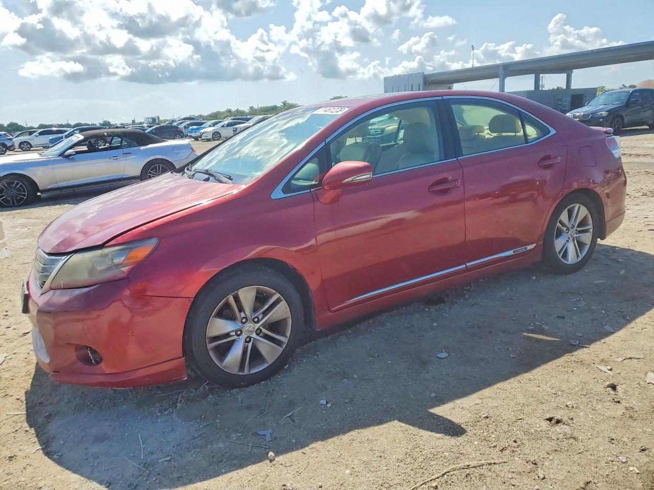 2011 Lexus HS 250h, VIN JTHBB1BA0B2045816 — Front end