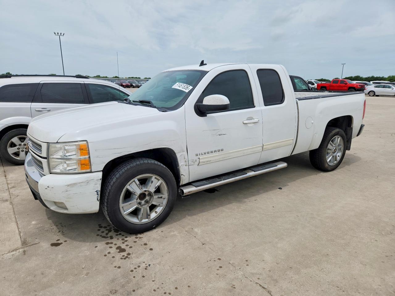 2013 Chevrolet Silverado 1500 LTZ, VIN 1GCRCTE05DZ124307 — Rear end