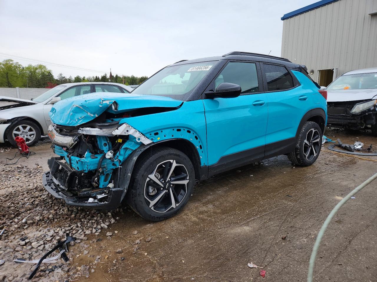2022 Chevrolet TrailBlazer RS, VIN KL79MUSL5NB077742 — Front end