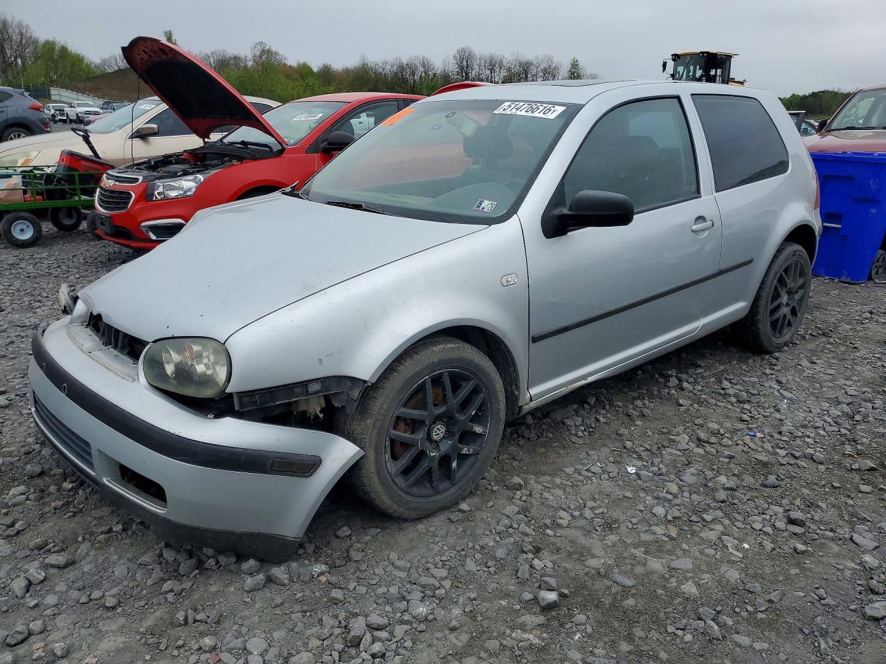 2001 Volkswagen Golf GTI GLX, VIN 9BWPG61J414067284 — Front end