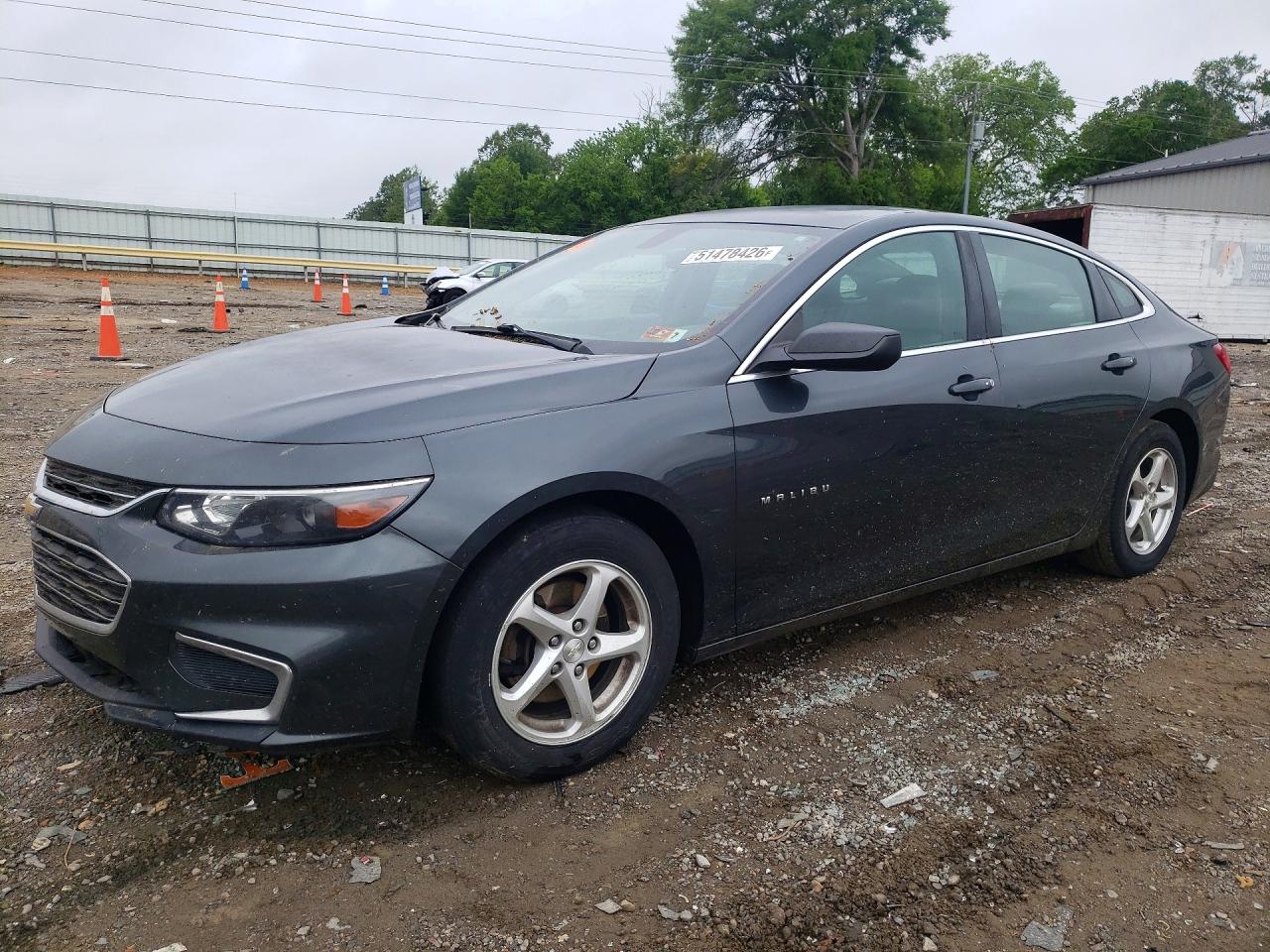 2017 Chevrolet Malibu LS, VIN 1G1ZC5ST1HF103433 — Biohazard / chemical