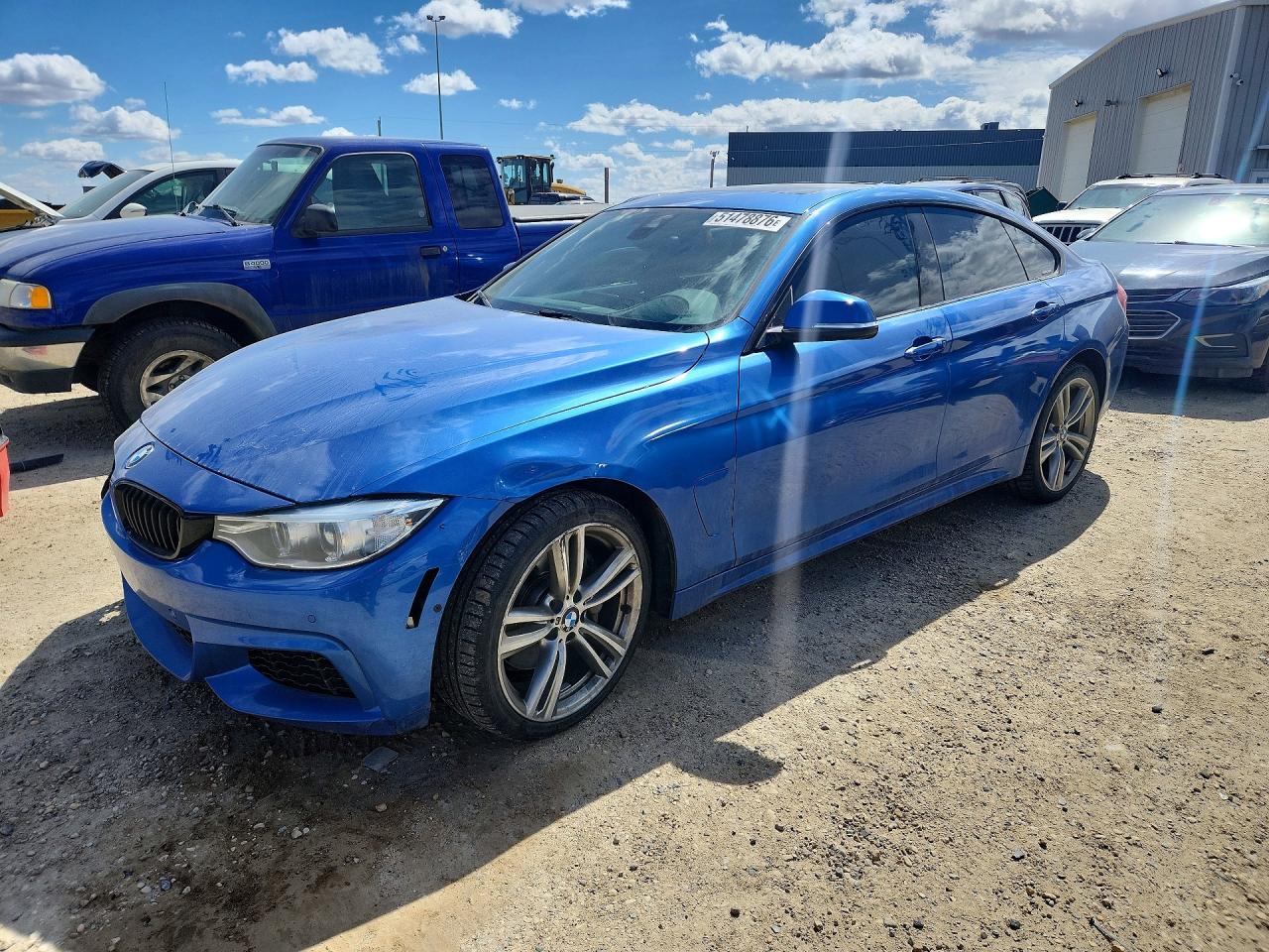 2015 BMW 4 Series 435i xDrive, VIN WBA4B3C53FGV48723 — Front end