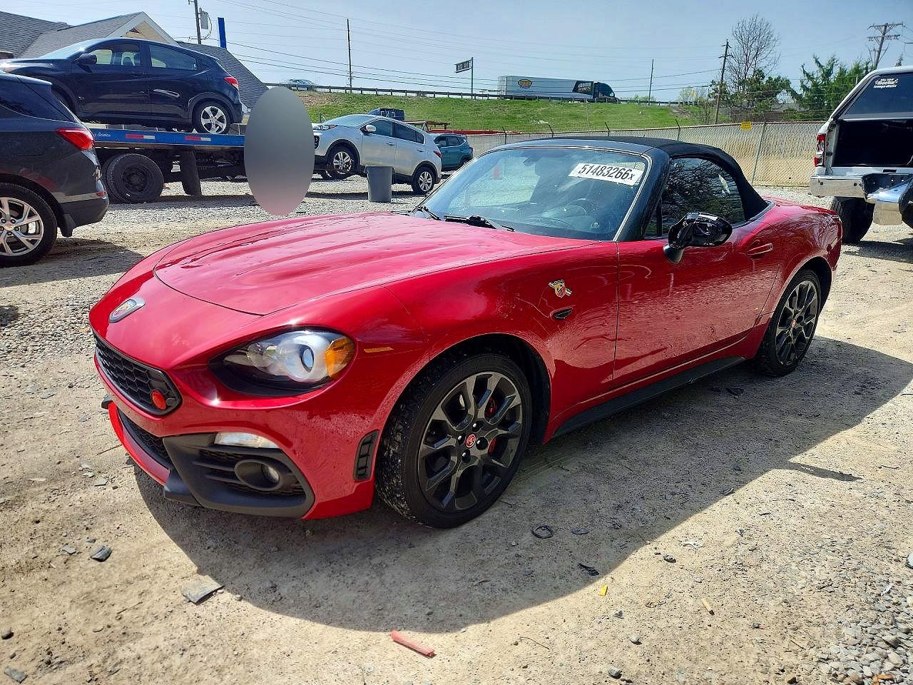 2018 FIAT 124 Spider Lusso, VIN JC1NFAEK3J0139073 — Hail