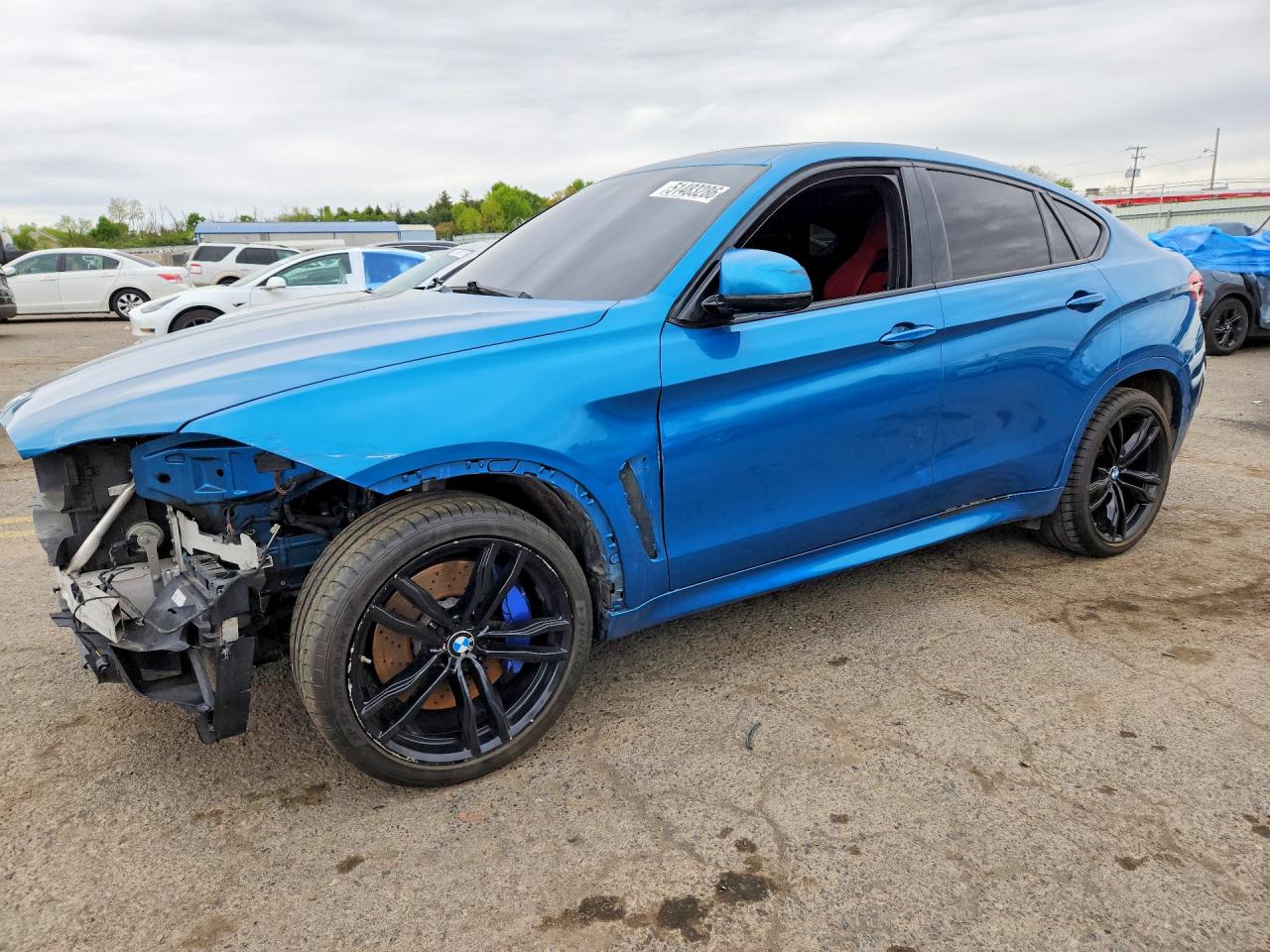2018 BMW X6 M, VIN 5YMKW8C50J0Y74709 — Front end