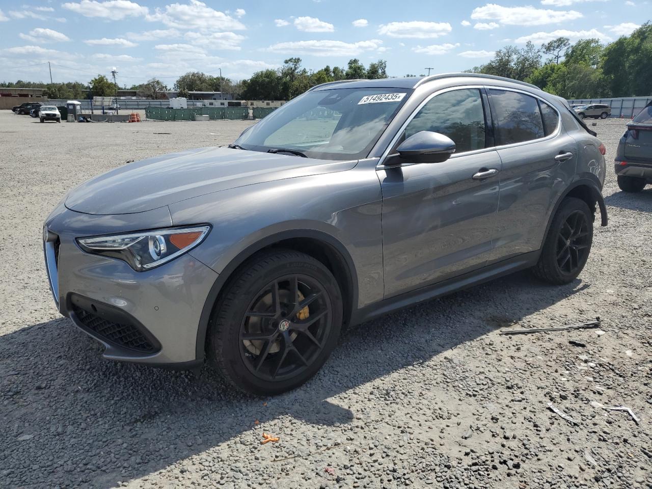 2018 Alfa Romeo Stelvio, VIN ZASFAKAN9J7B74128 — Rear end