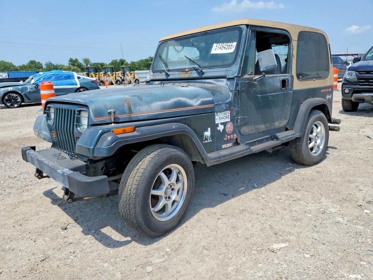 1994 Jeep Wrangler Sahara, VIN 1J4FY49S0RP459073 — Mechanical