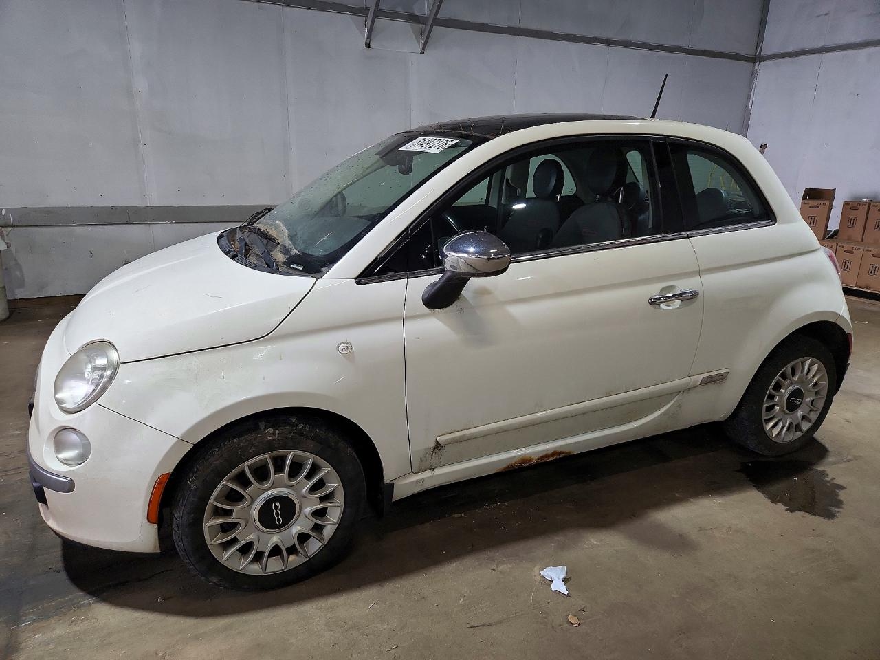 2012 FIAT 500 Lounge, VIN 3C3CFFCR4CT199090 — Water / flood