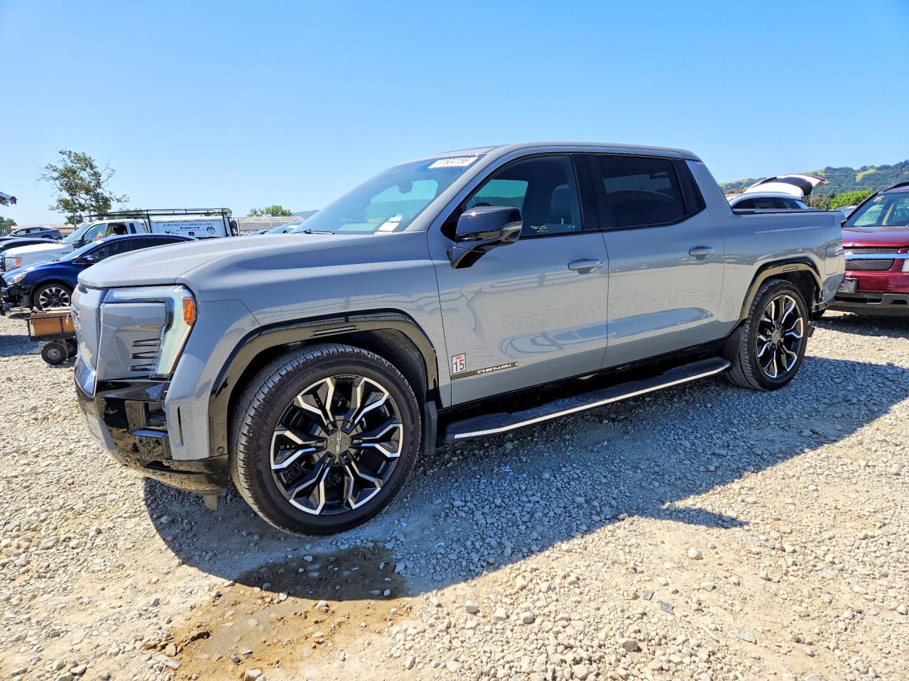 2025 GMC Sierra EV Extended Range Denali, VIN 1GT10MED4SU404535 — Rear end