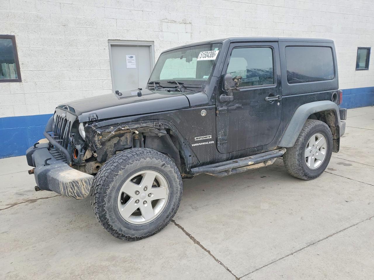 2012 Jeep Wrangler Sport, VIN 1C4AJWAG7CL139707 — Front end