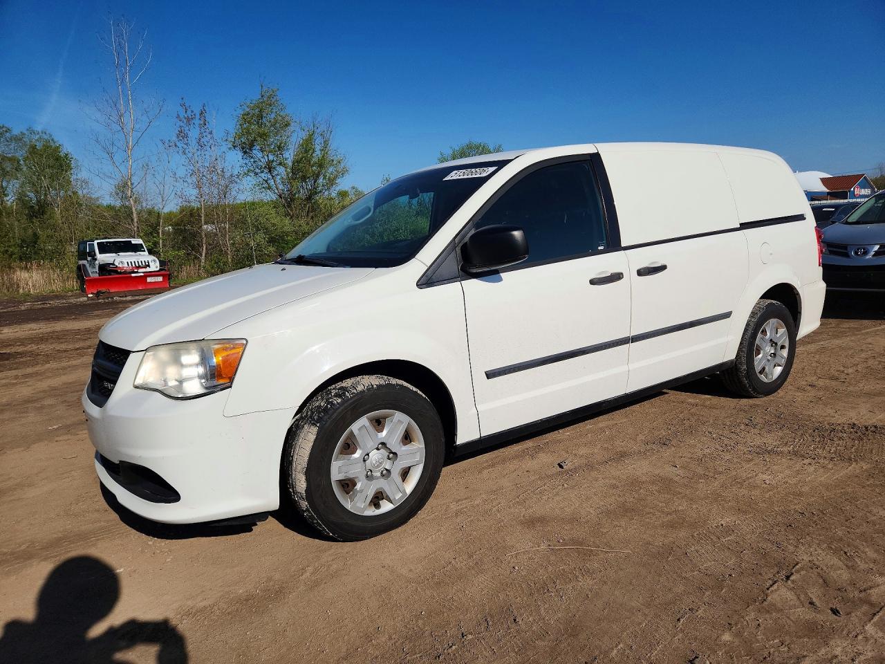 2013 Ram Cargo Van Tradesman, VIN 2C4JRGAG2DR725870 — Normal wear