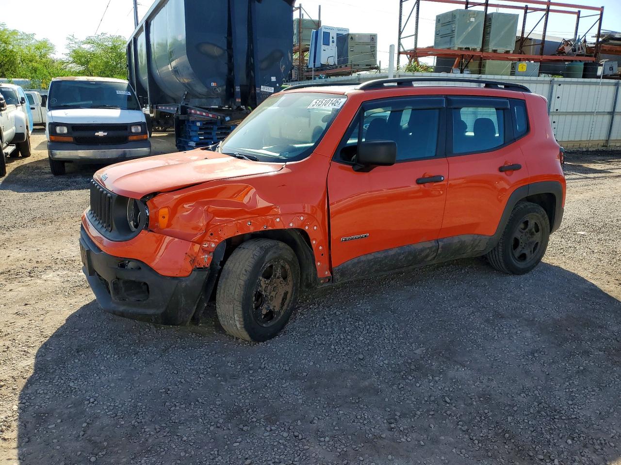 2015 Jeep Renegade Sport, VIN ZACCJAAT2FPC10370 — Перед
