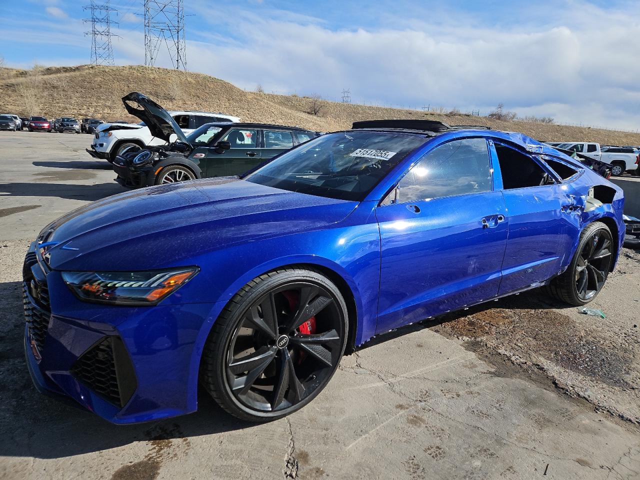 2023 Audi RS 7, VIN WUAPCBF25PN900872 — По всему кузову