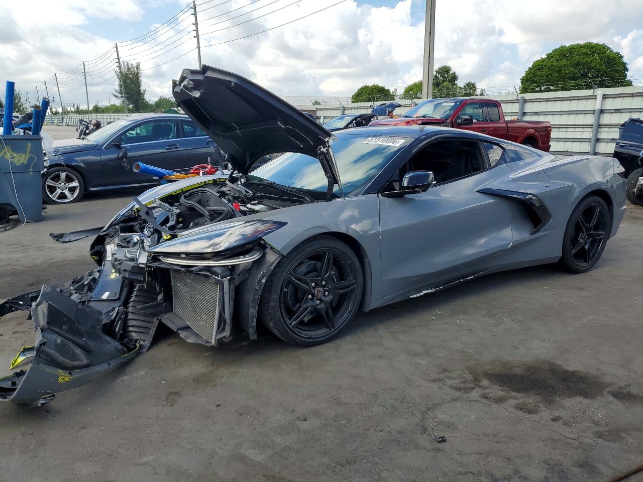2021 Chevrolet Corvette 1LT, VIN 1G1YA2D43M5122152 — Front end