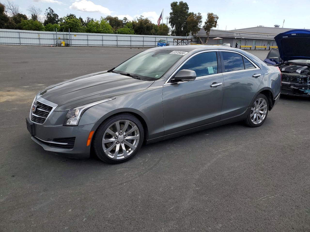 2017 Cadillac ATS Luxury RWD, VIN 1G6AB5RX4H0119065 — Undercarriage