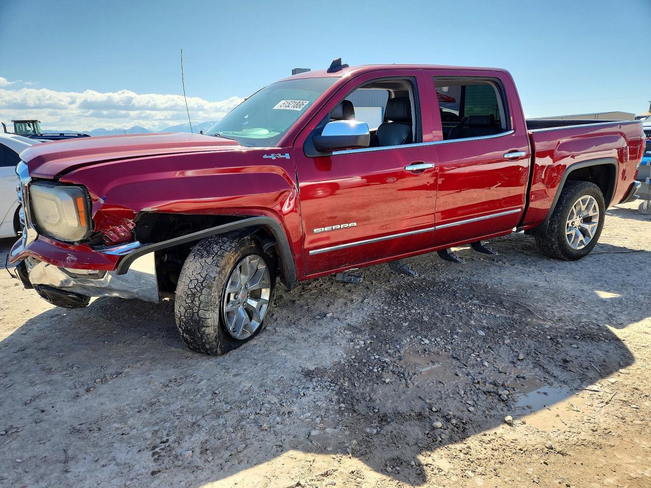 2018 GMC Sierra 1500 SLT, VIN 3GTU2NEJ5JG456034 — Front end
