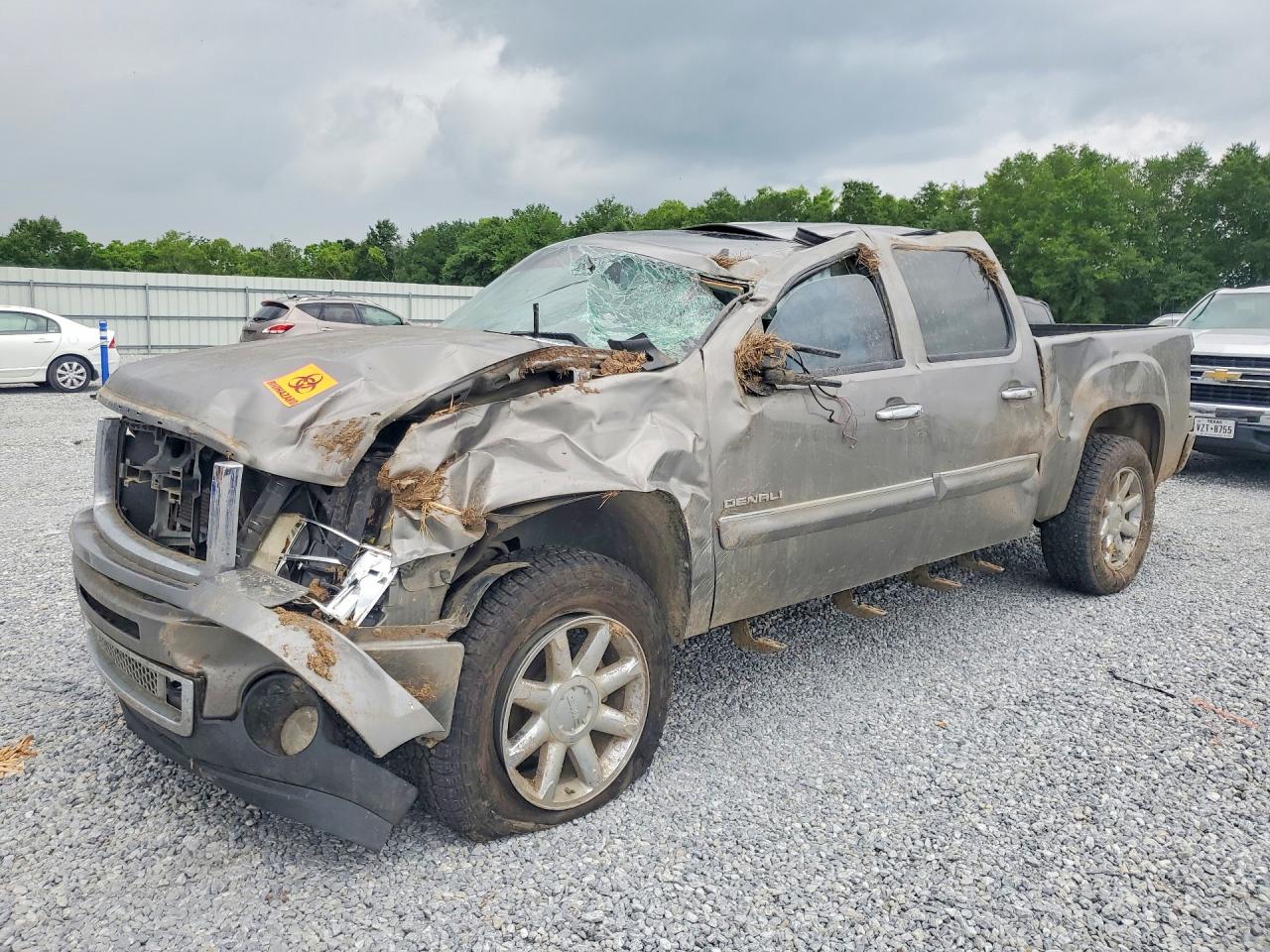 2013 GMC Sierra 1500 Denali, VIN 3GTP2XE23DG160077 — Rollover