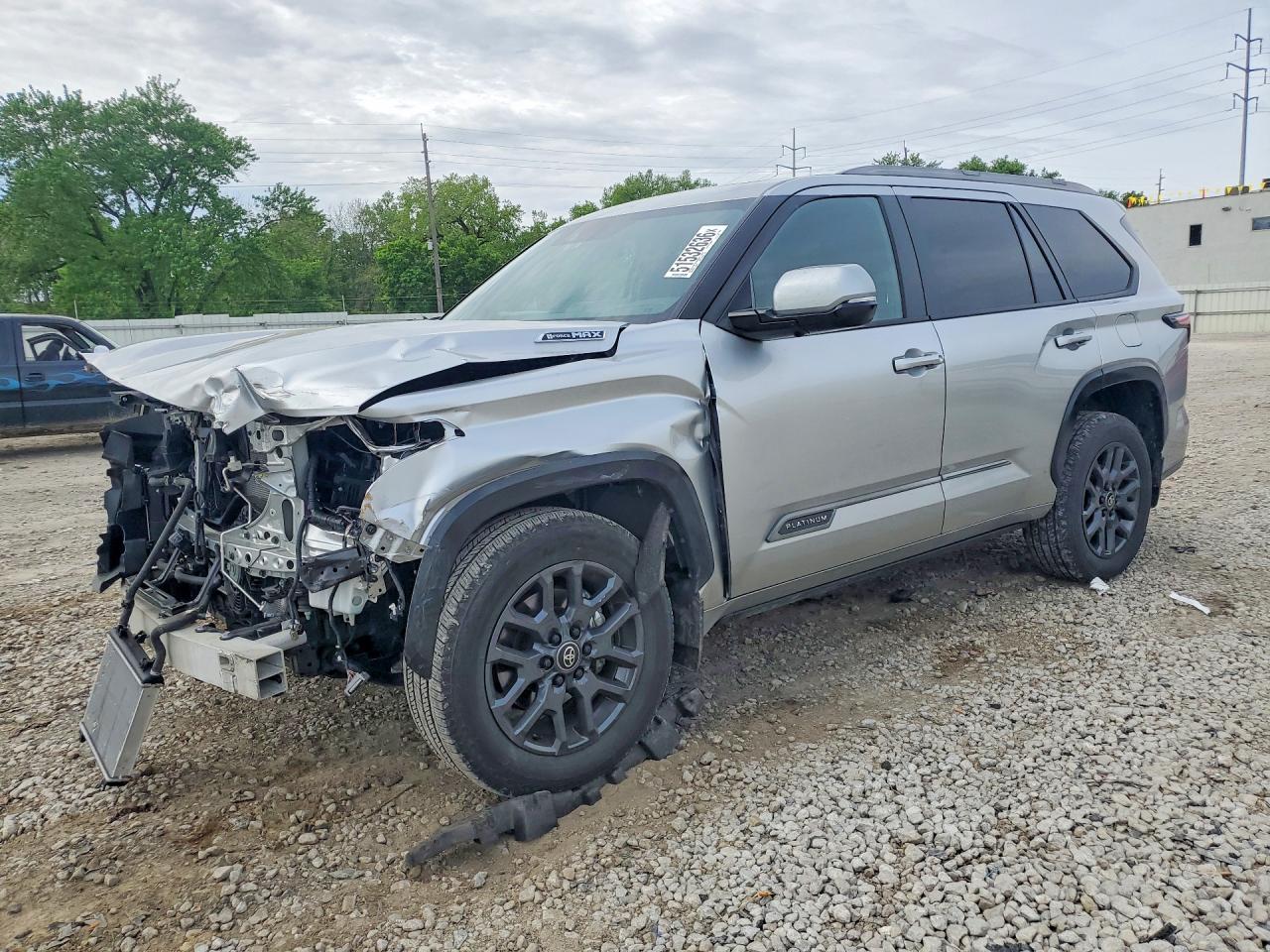 2025 Toyota Sequoia Platinum, VIN 7SVAAABAXSX065581 — Front end