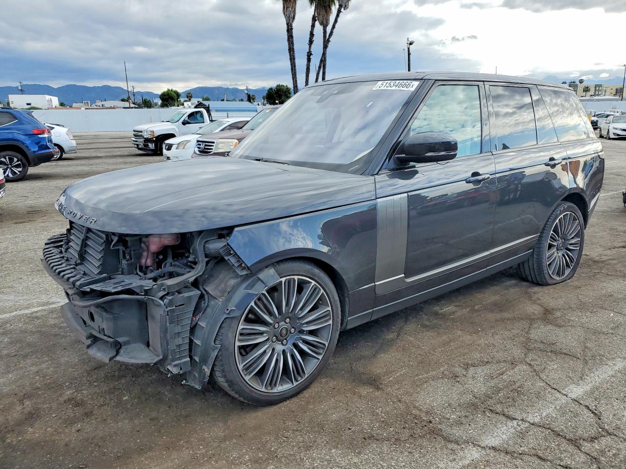 2022 Land Rover Range Rover Westminster, VIN SALGS2SE4NA469132 — Front end
