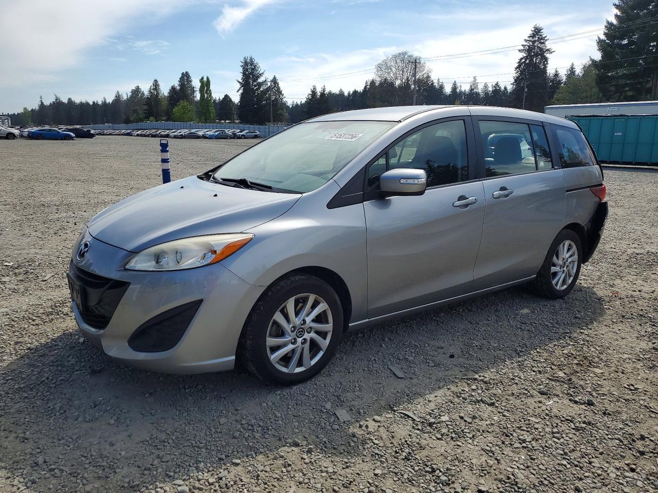 2014 Mazda 5 Sport, VIN JM1CW2BLXE0164703 — Rear end