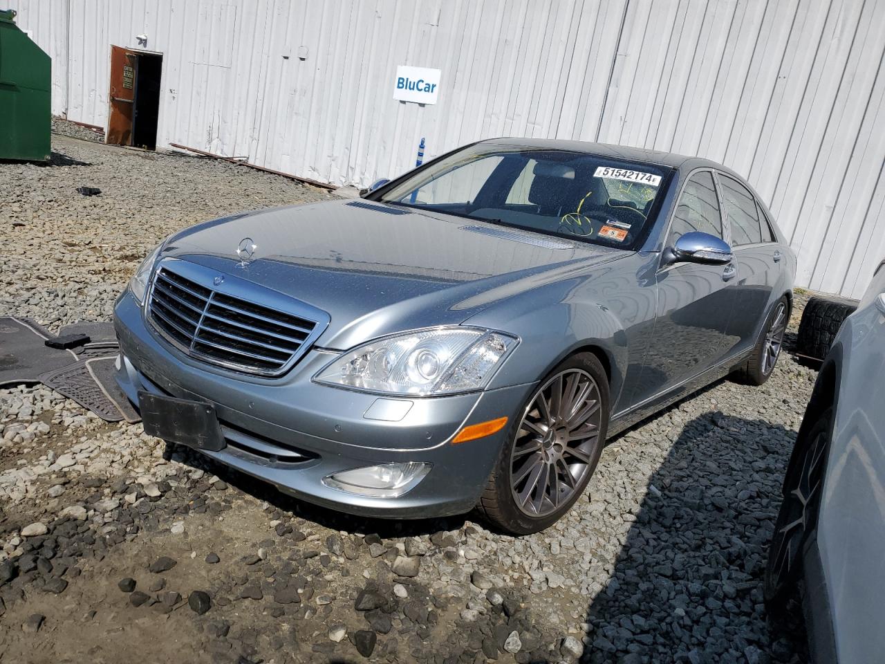 2007 Mercedes-Benz S 550, VIN WDDNG71X47A110386 — Rear end